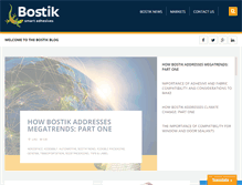 Tablet Screenshot of bostik-industrial.com